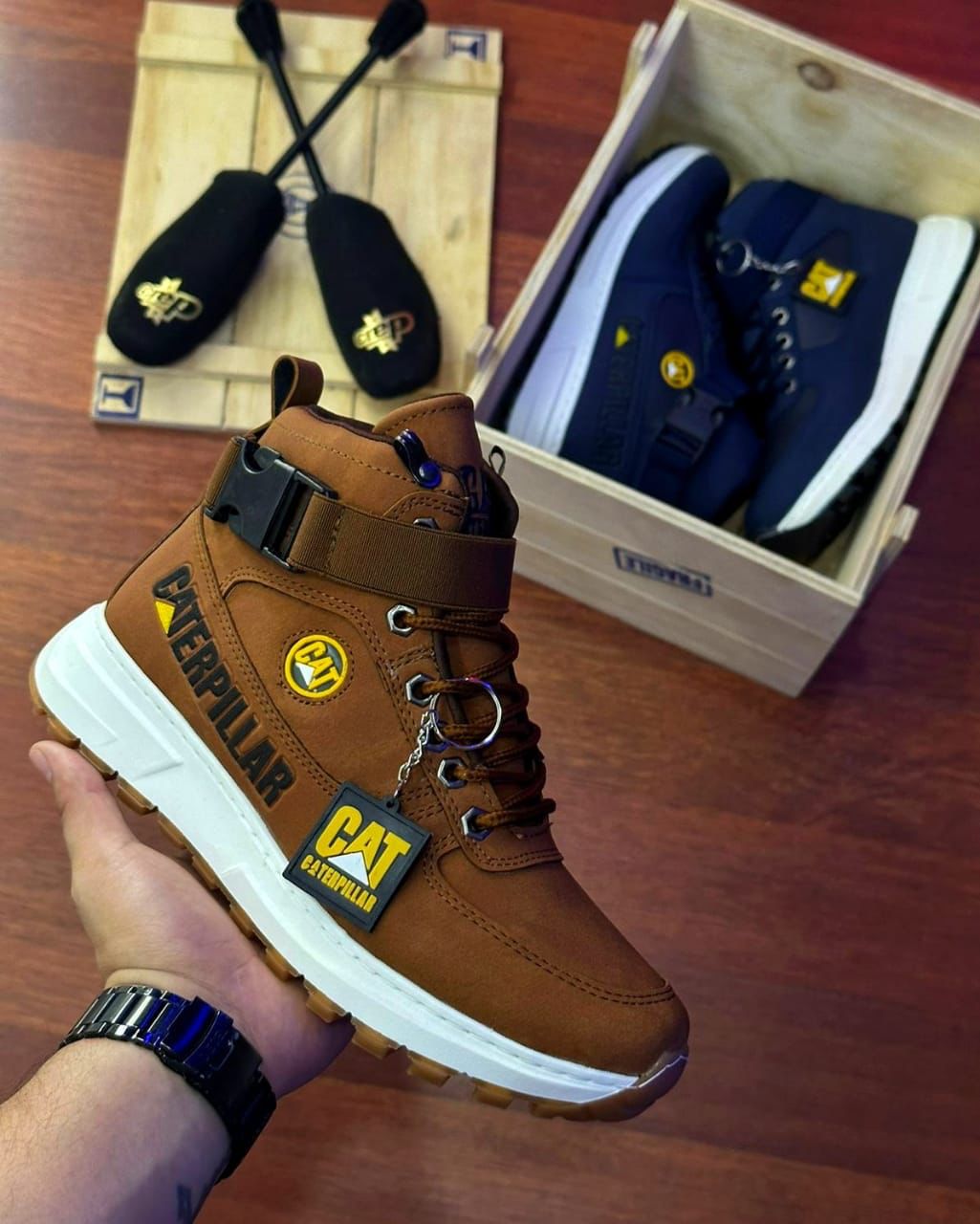 Botas Premium Caballero - Caterpillar & Timberland